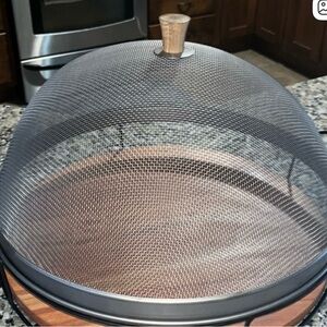 Hearth & Hand Mesh Food Dome with Wood Handle